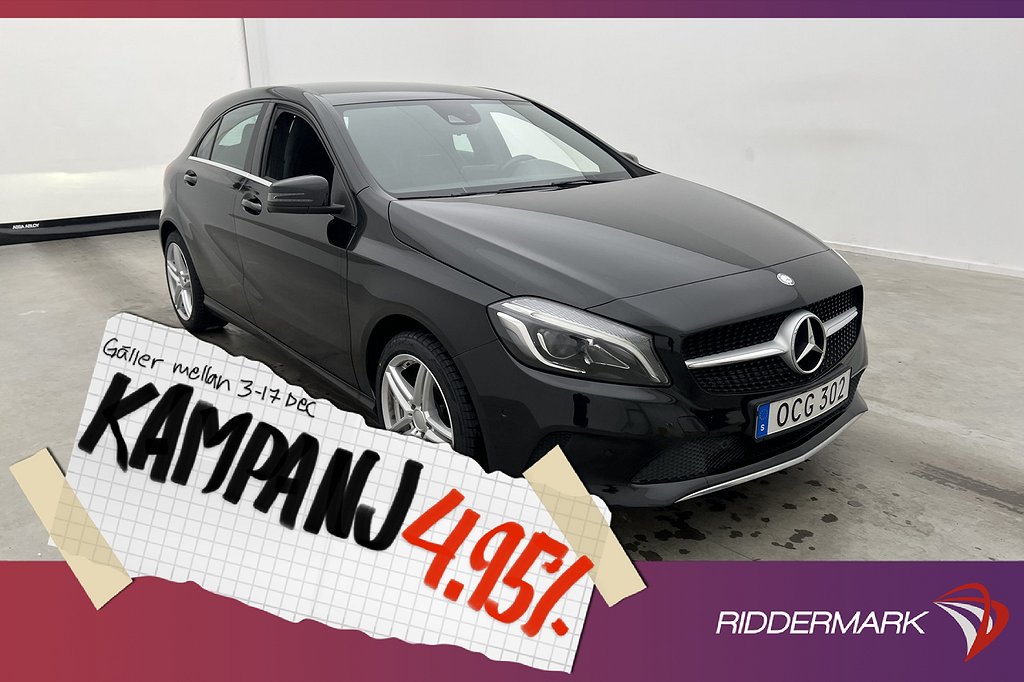 Mercedes-Benz A 250 4M 211hk Progressive Kame 4,95% Ränta