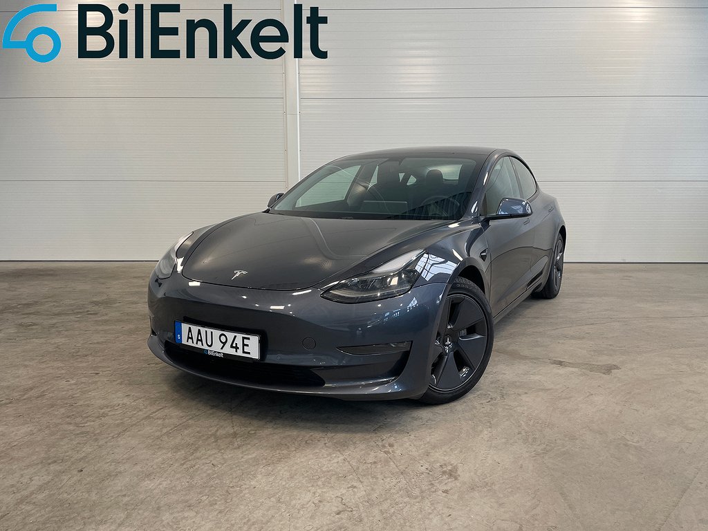 Tesla Model 3 Long Range AWD Premium Rattvärme Pano Drag 2021 440hk