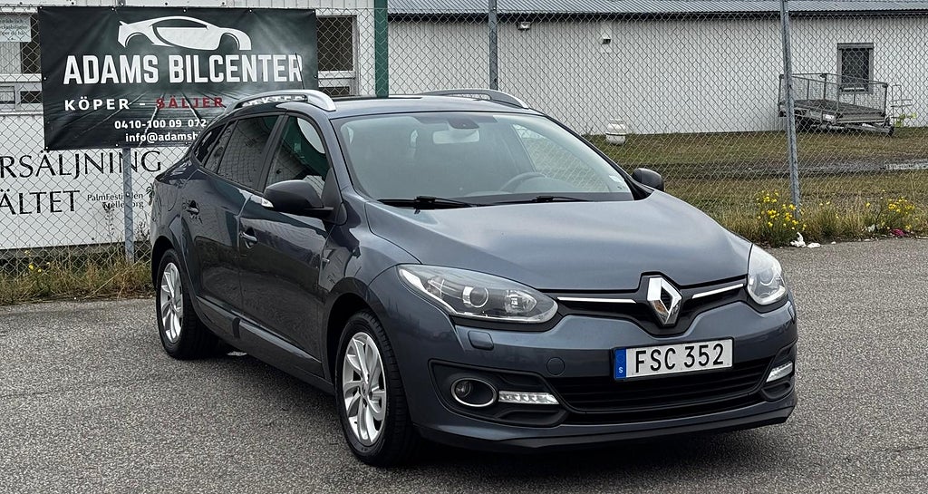 Renault Mégane Grandtour 1.5 dCi EDC LIMITED  ny besiktigad