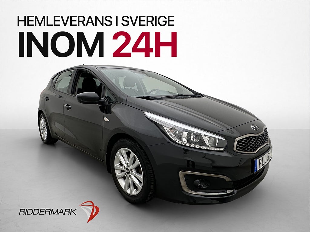 Kia Ceed 1.4 CVVT 99hk Sensorer Rattvärme Farthållare