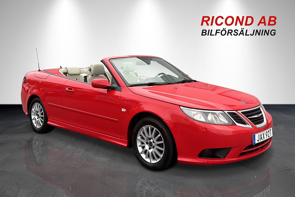 Saab 9-3 CABRIOLET 1.8T BIOPOWER AUTOMAT 1 BRUKARE MYCKET FIN
