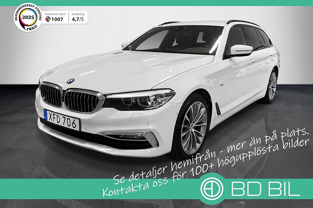 BMW 520 d Touring LUXURY-LINE HELSKINN BACKKAMERA DRAG 19" 