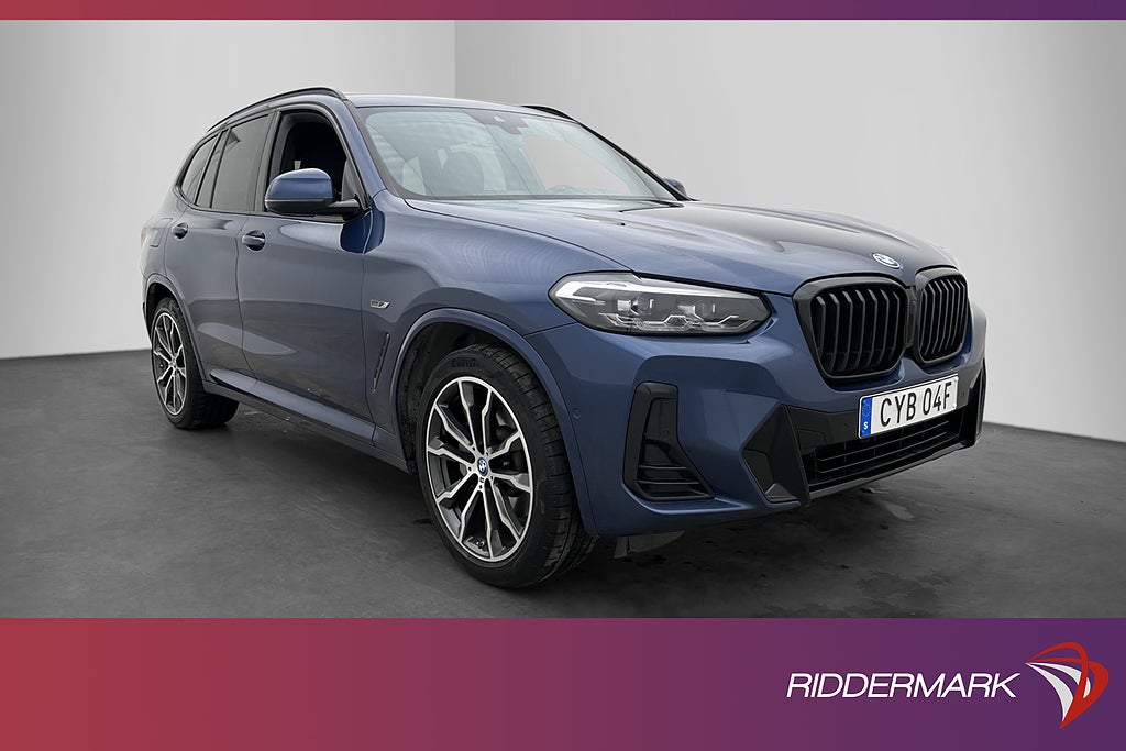 BMW X3 XDrive30e 292hk M Sport Värmare Kamera Skinn CarPlay