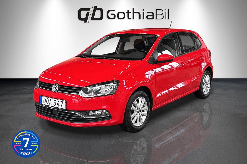 Volkswagen Polo 5-dörrar 1.2 TSI 90hk Automat PDC Välvårdad