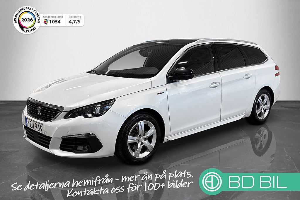 Peugeot 308 SW 1.2 PureTech GT-LINE PANORAMA VÄRMARE APPLE CARPLAY