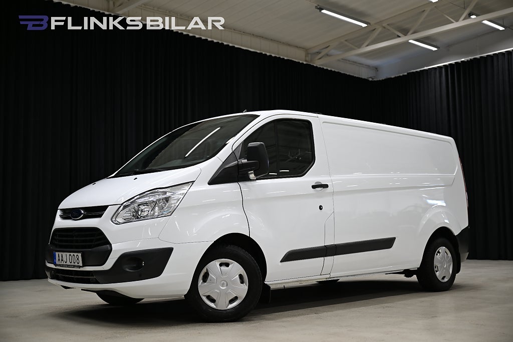 Ford transit Custom 130HK L2|Inredd|Drag|Värmare|NyKamrem|Leasbar