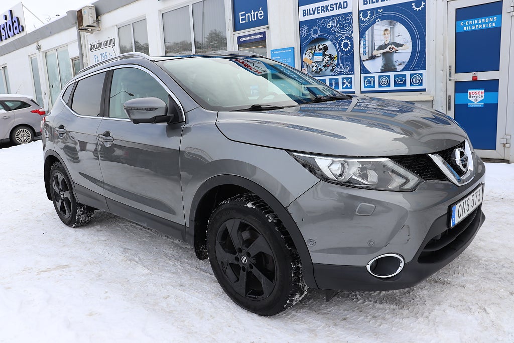 Nissan Qashqai 1.2 DIG-T SoV-Hjul|Navigator|B-kamera|Panorama|Keyless