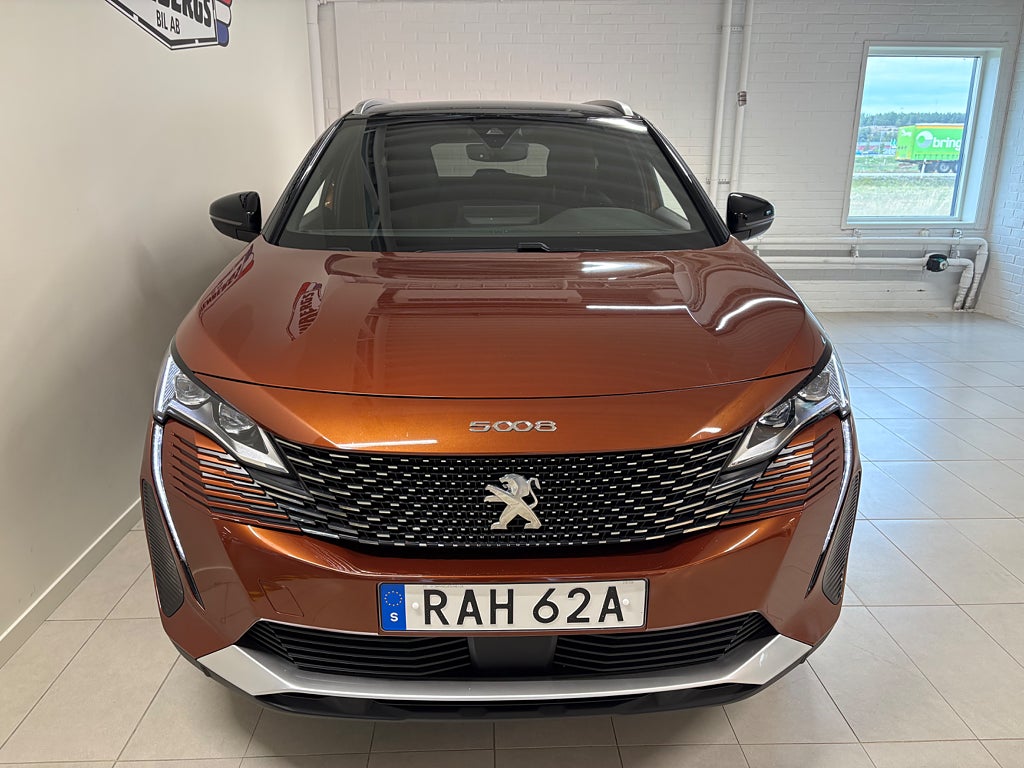 Peugeot 5008 1.2 PureTech 130 EAT Euro 6 7 Sits, SoV Hjul thumbnail