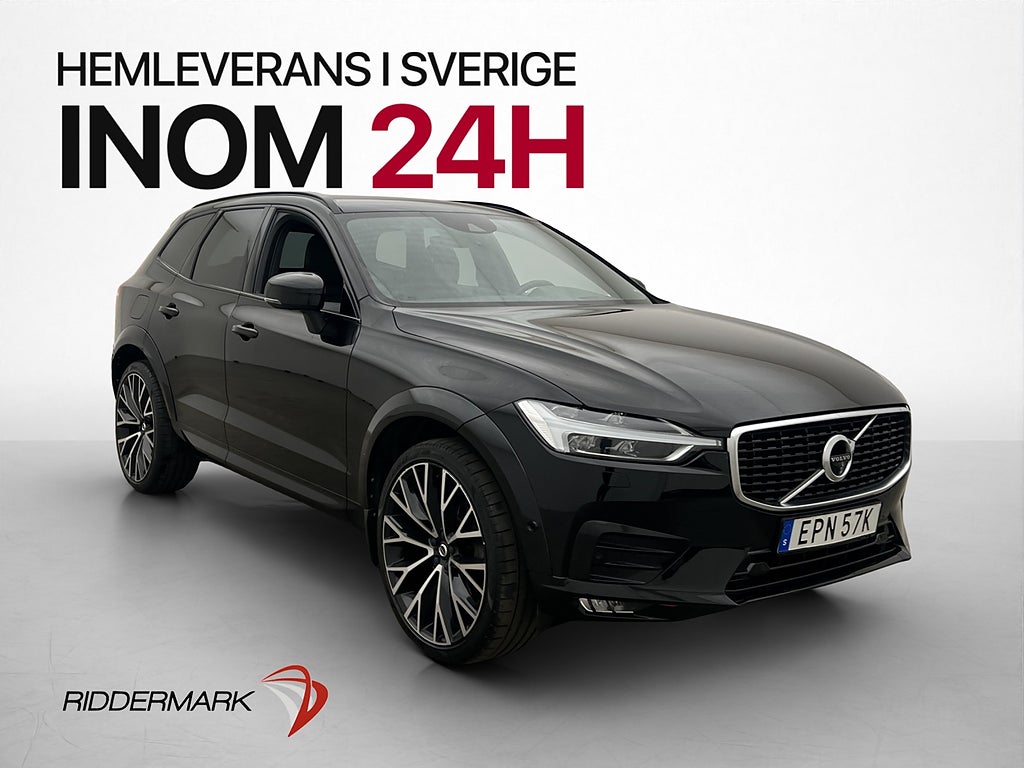Volvo XC60 B4 AWD R-Design H/K 360° Skinn HuD Carplay Luft