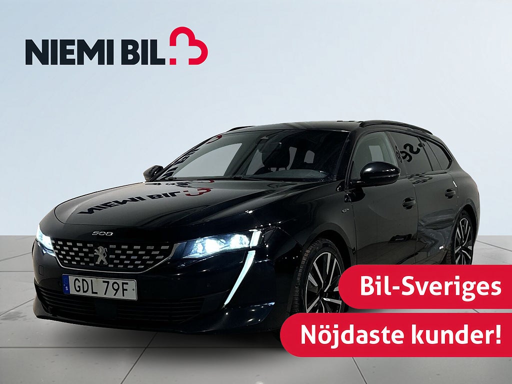 Peugeot 508 SW GT-Paket Focal-ljud Drag 360° Mvärm GPS S/V-hjul