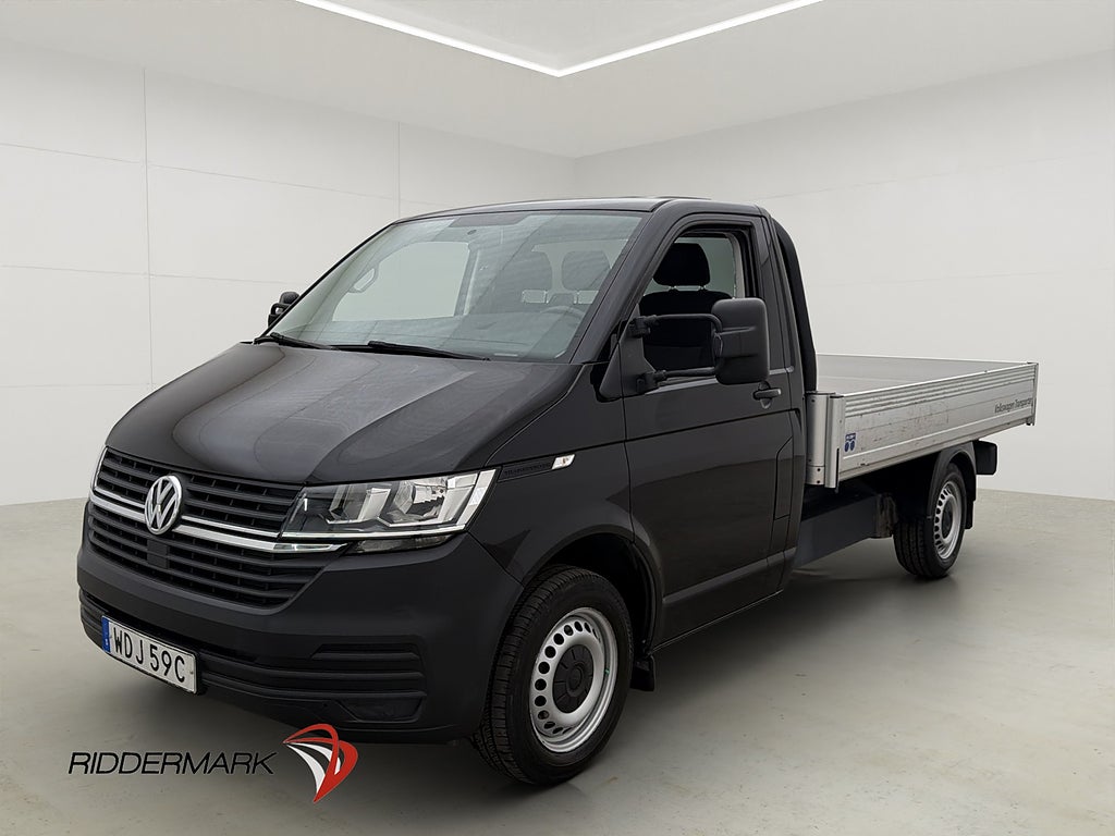 Volkswagen Transporter FLAKBIL Värmare Drag Farthållare Moms