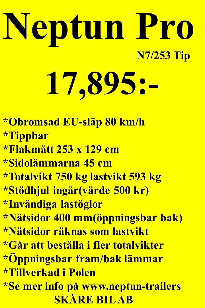 Neptun Pro N7/253 Tipp Nätsidor 400 mm 2025 - miniatyr 2