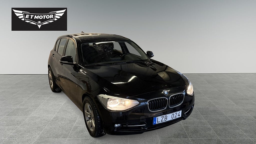 BMW 116 i 5-dörrars Sport line Euro 5, Nybes, Välvårdad