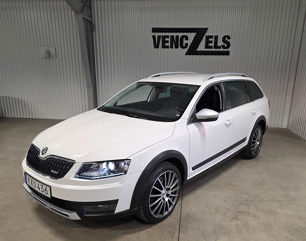 Skoda Octavia Scout 2.0 TDI 4x4 Aut Businessline Drag GPS Värmare