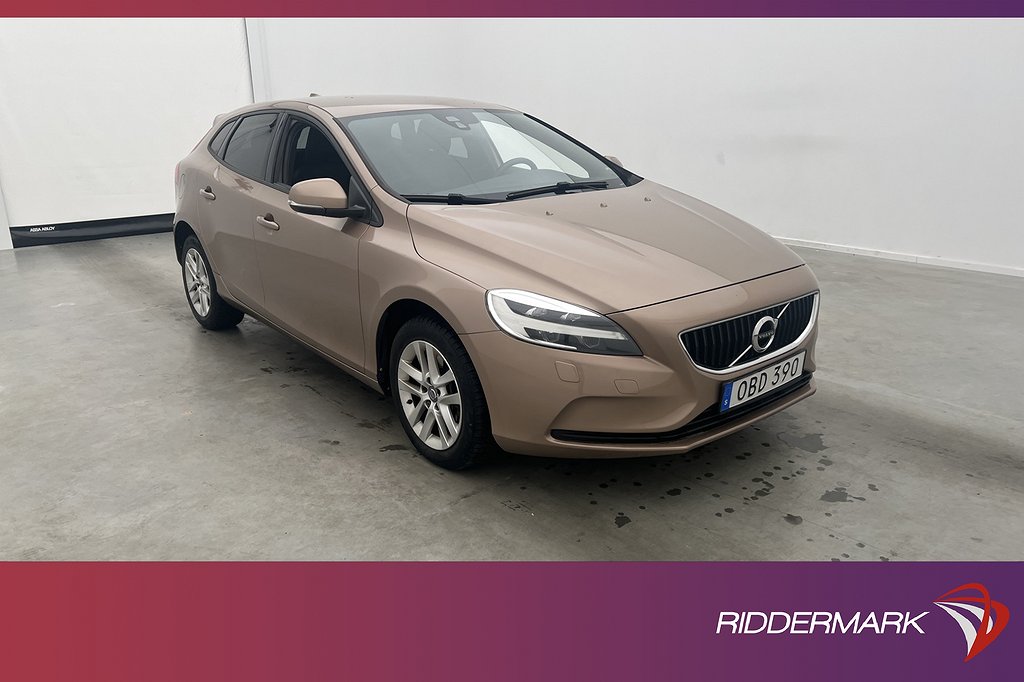 Volvo V40 D3 150hk Momentum VOC Värmare Sensorer Halvskinn