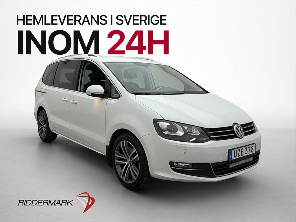 Volkswagen Sharan 2.0 TDI 4M 7-Sits Dragkrok Värmare Kamera