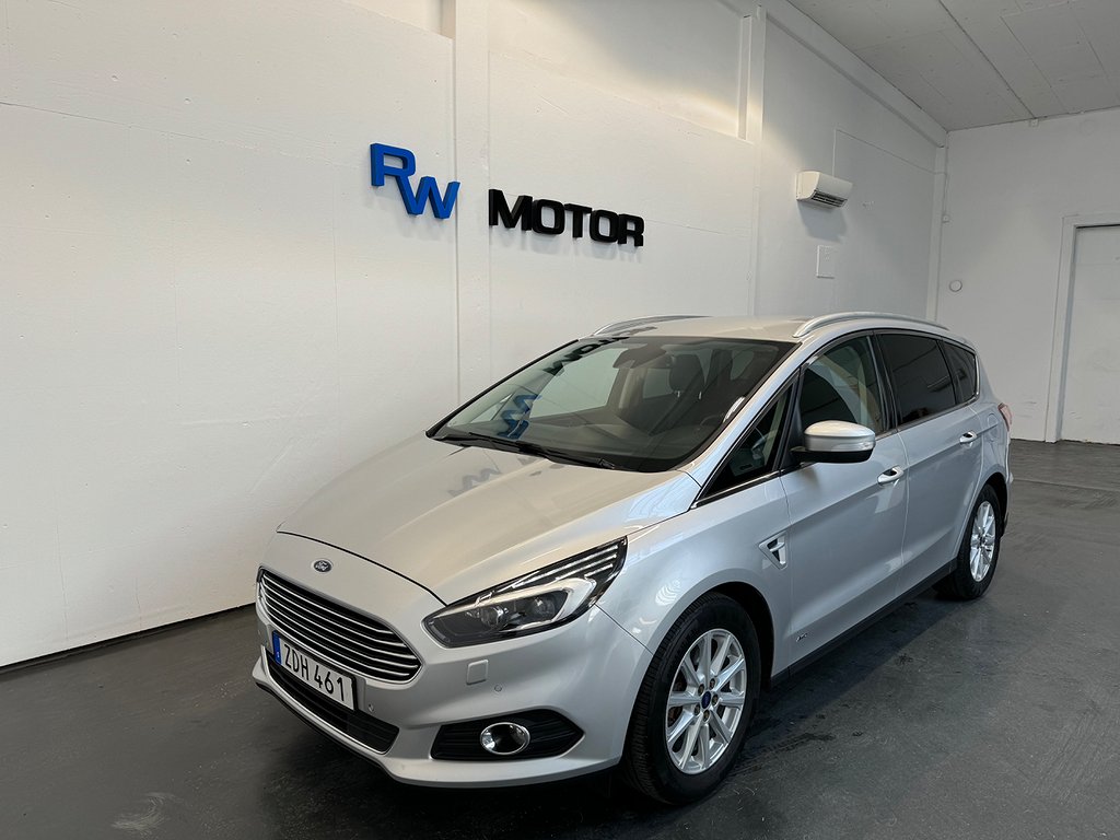 Ford S-Max 2.0 TDCi AWD 180hk 7-Sits D-värm Drag Navi B-kam