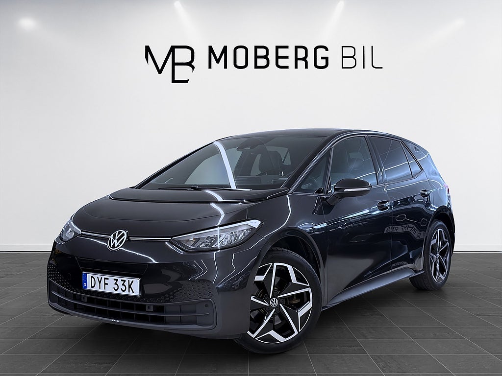 Volkswagen ID.3 Pro S 204hk Navi CarPlay Värmare PDC