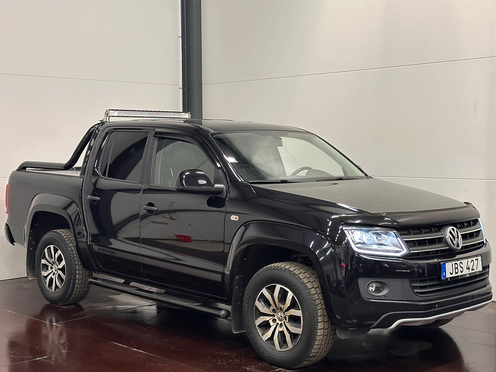Volkswagen Amarok 2.0 BiTDI 180HK 4-MOTION CANYON DRAG VÄRMARE SKINN FLAK