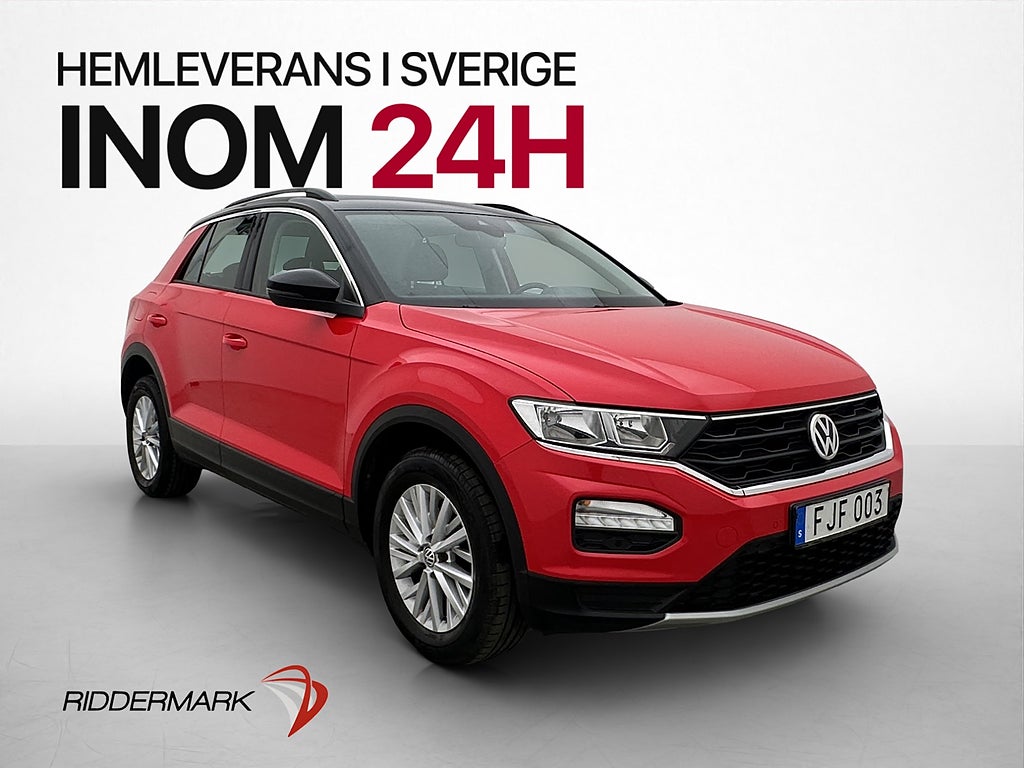 Volkswagen T-Roc 116hk Base Drag Kamera P-sensorer CarPlay