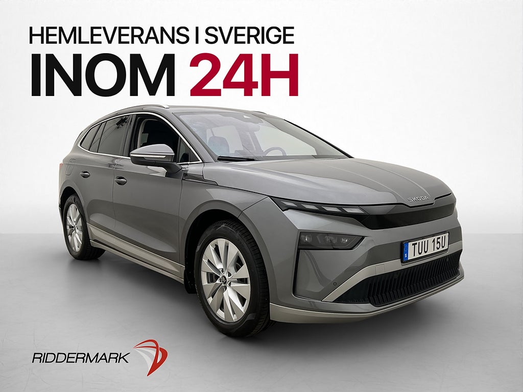 Skoda Enyaq 85x 286hk Dragkrok Värmare Kamera CarPlay