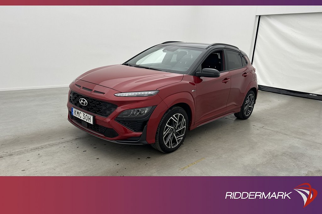 Hyundai Kona T-GDI 198hk N-Line Kamera Navi Skinn Rattvärme