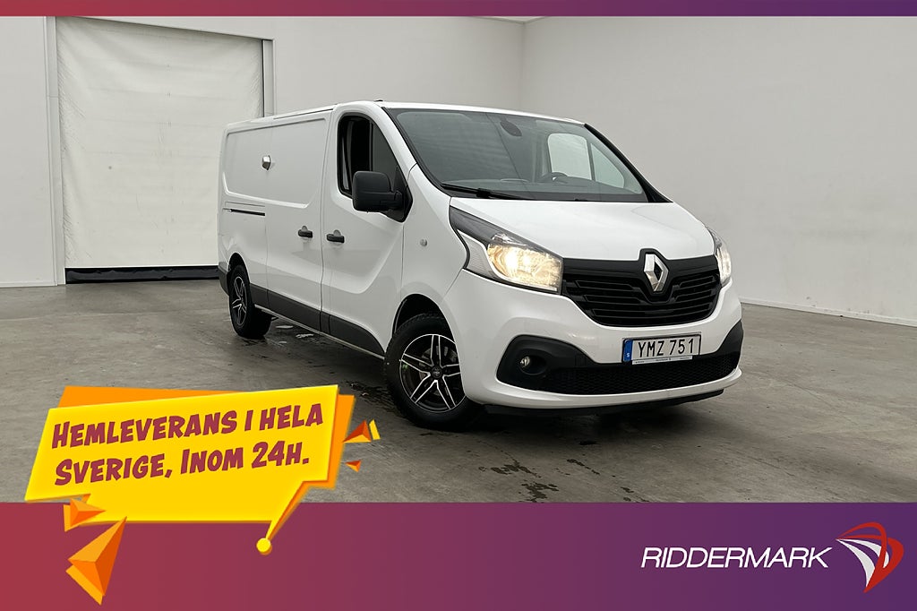 Renault trafic L2 1.6dCi Värmare Dragkrok 3-Sits B-Kamera