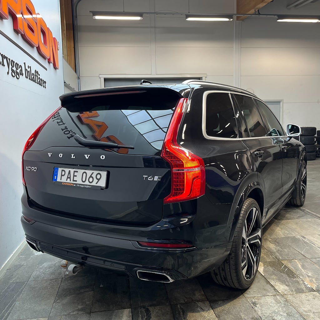 Volvo XC90 4,99% T6 AWD Aut R-Design 7-Sits B&W Navi Dragkrok
