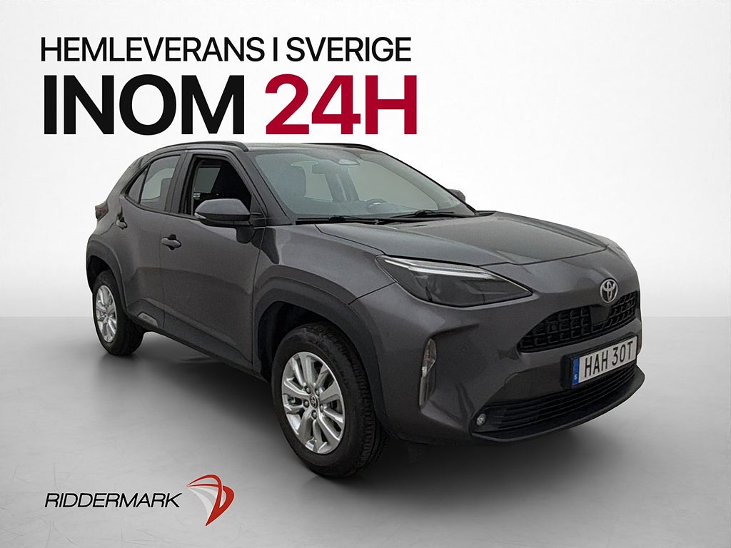 Toyota Yaris Cross Hybrid Kamera Rattvärme CarPlay Adaptiv-F