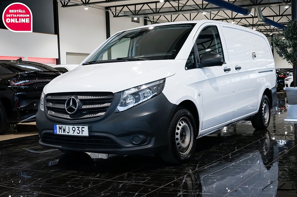 Mercedes-Benz Vito 116 CDI 2.8t 9G-Tronic 3-Sits 2xDörrar M-Värm LÅNG 