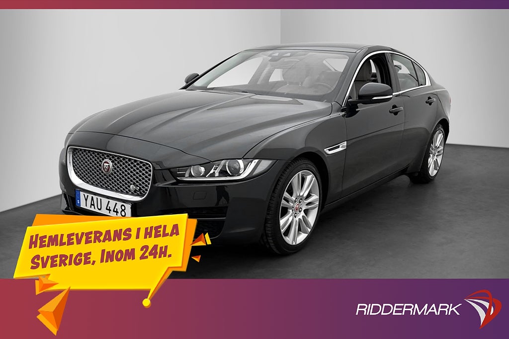 Jaguar XE 20 d 180hk B-Kamera Skinn Navi Meridian
