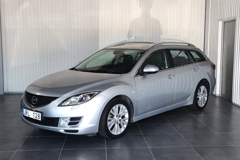 Mazda 6 Wagon 2.0 MZR Advance Automat NY-Besiktad Dragkrok 