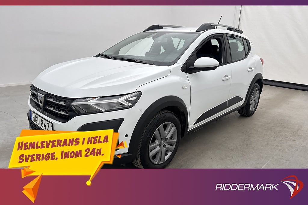 Dacia Sandero 1.0 TCe 91hk Kamera Döda-Vinkel