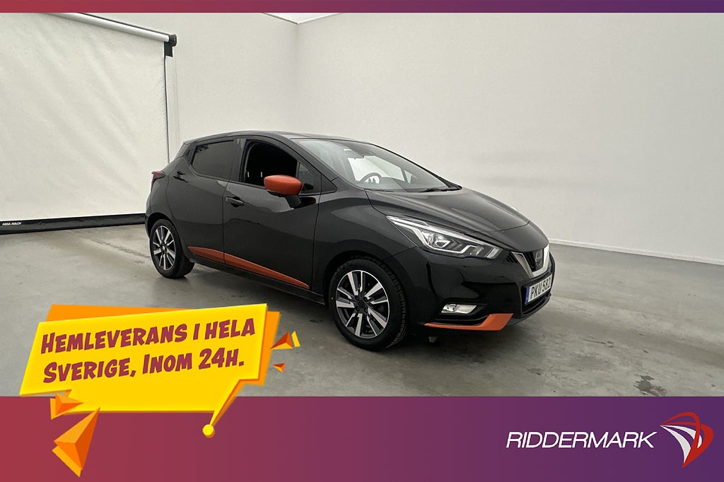 Nissan Micra 0.9 Turbo 90hk N-Connecta Kamera Navi Dragkrok