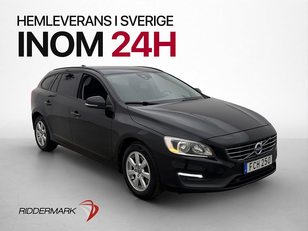 Volvo V60 T3 150hk P-Värmare Drag Bluetooth Farthållare