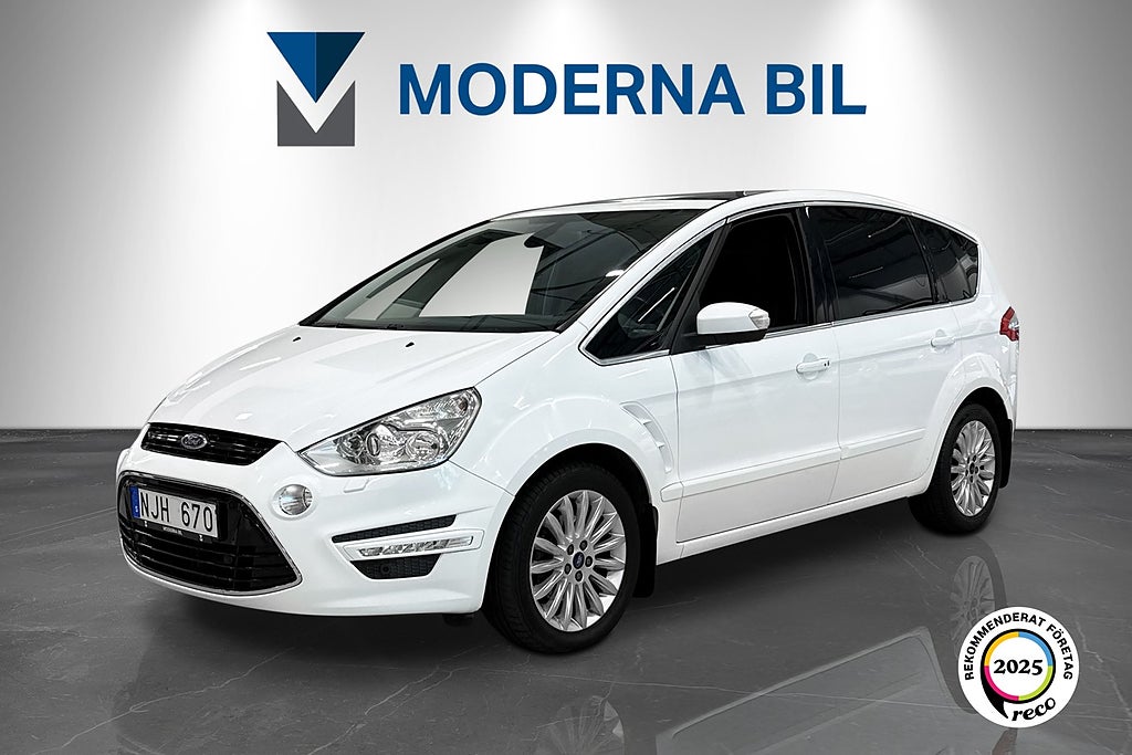 Ford S-Max 2.0 TDCi Titanium Pano Drag 7-sits Sony Premium