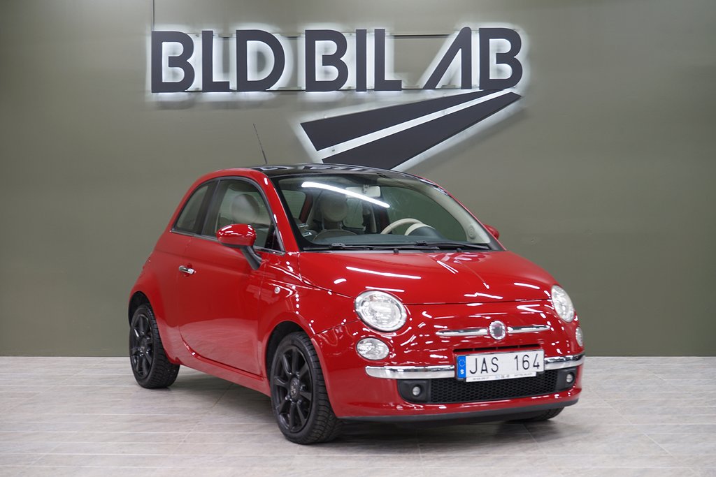 Fiat 500 1.2 8V Lounge Euro 6 NYBES PANORAMA 69HK