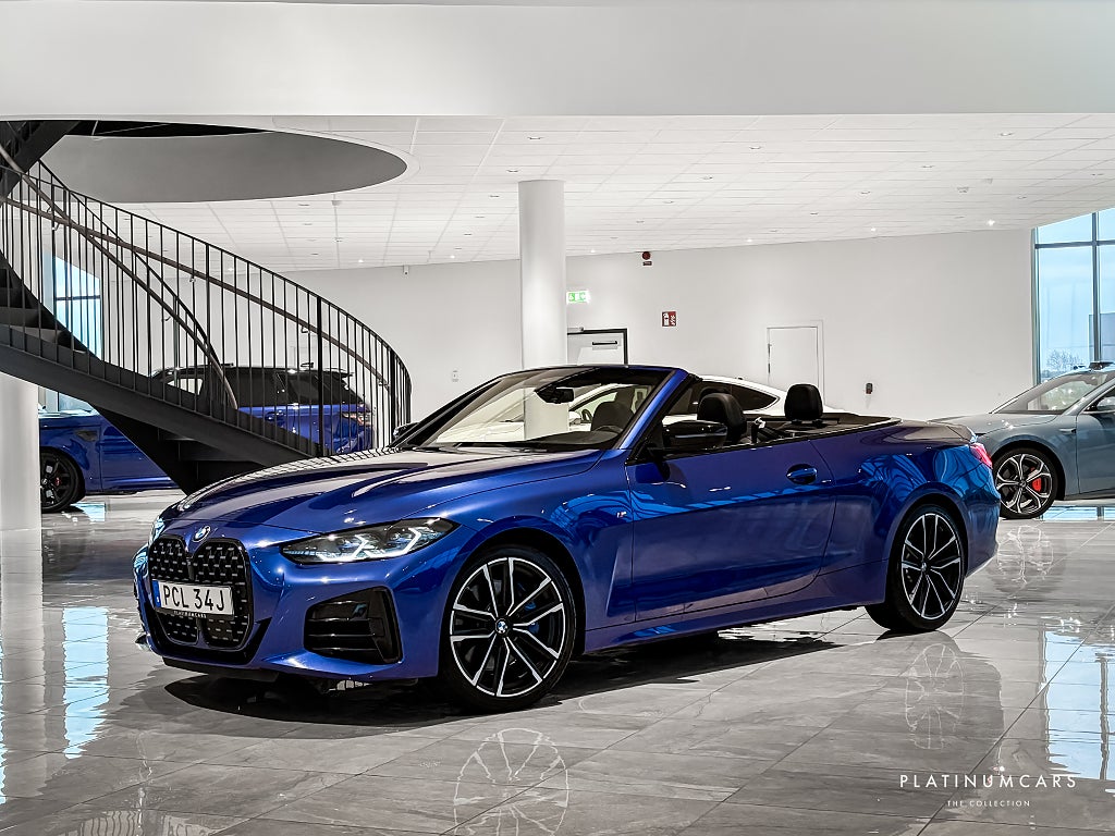 BMW M440I xDrive Cab 374hk / Innovation / HUD / H&K / 360