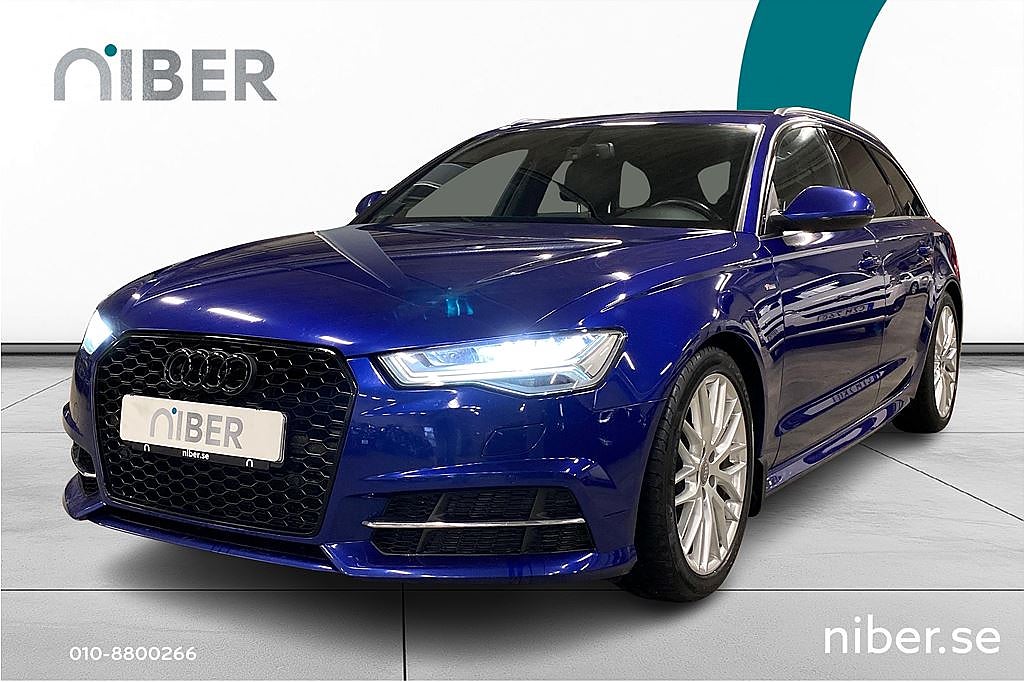 Audi A6 Avant 2.0 TDI S-Line, Custom Blå, Drag, Bränslevärmare