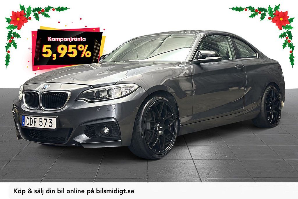 BMW 220 i Coupé M SPORT LOOK Advantage H/K Avgas Ratt 5,95%*