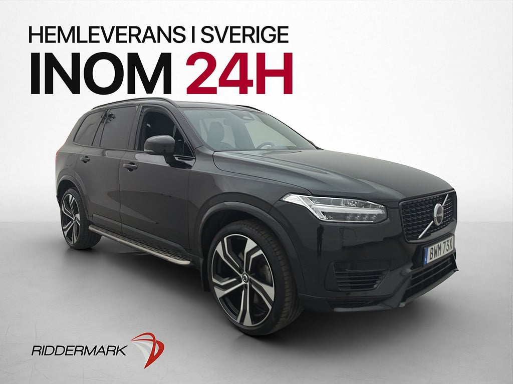 Volvo XC90 Recharge T8 AWD Ultimate Dark B&W Pano Luftfjä