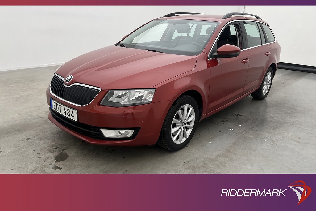 Skoda Octavia Kombi 1.6 TDI 105hk Ambition Sensorer Dragkrok