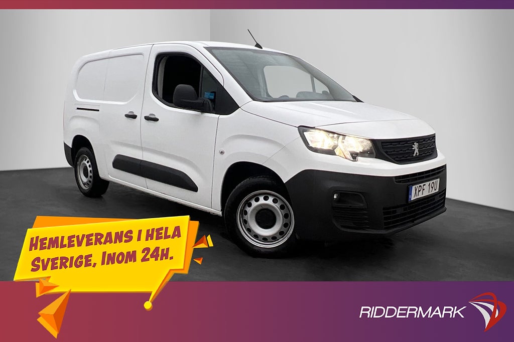 Peugeot Partner L2 1.5HDi 130hk Ny-Kamrem Värmare Drag 1-Äga