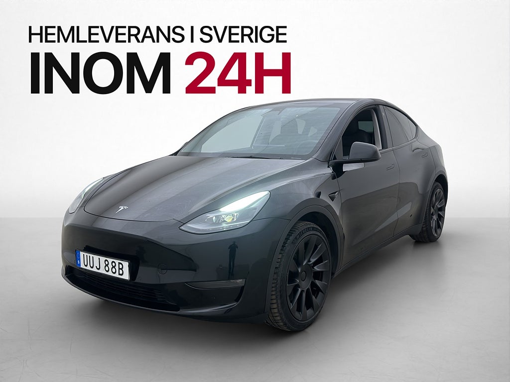 Tesla Model Y Long Range AWD Uppgraderad AP Svensksåld MOMS