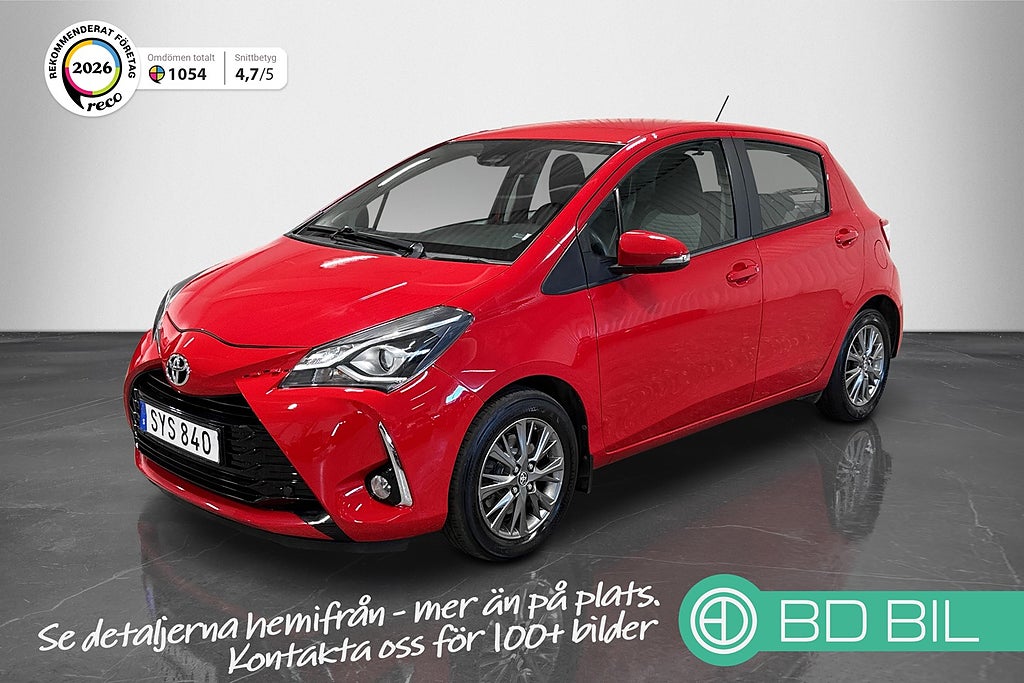 Toyota Yaris 1.5 VVT-iE BACKKAMERA VÄRMARE BLUETOOTH EN BRUKARE 