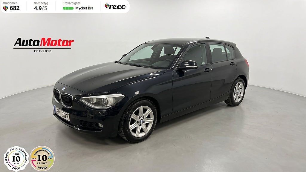 BMW 118 BMW 118d 5-dörrars Automat 143hk / En ägare 3,45% RÄNTEKAMPANJ