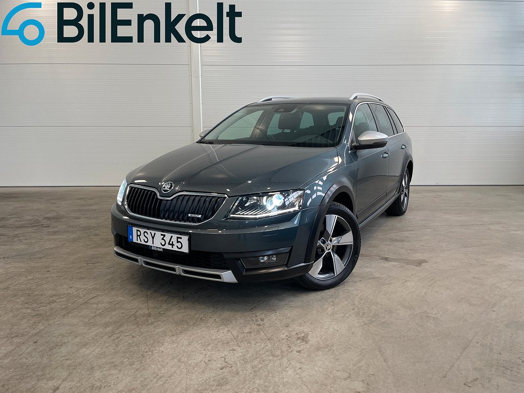 Skoda Octavia Scout TDI 184 4x4 Premium Drag Värmare 2017