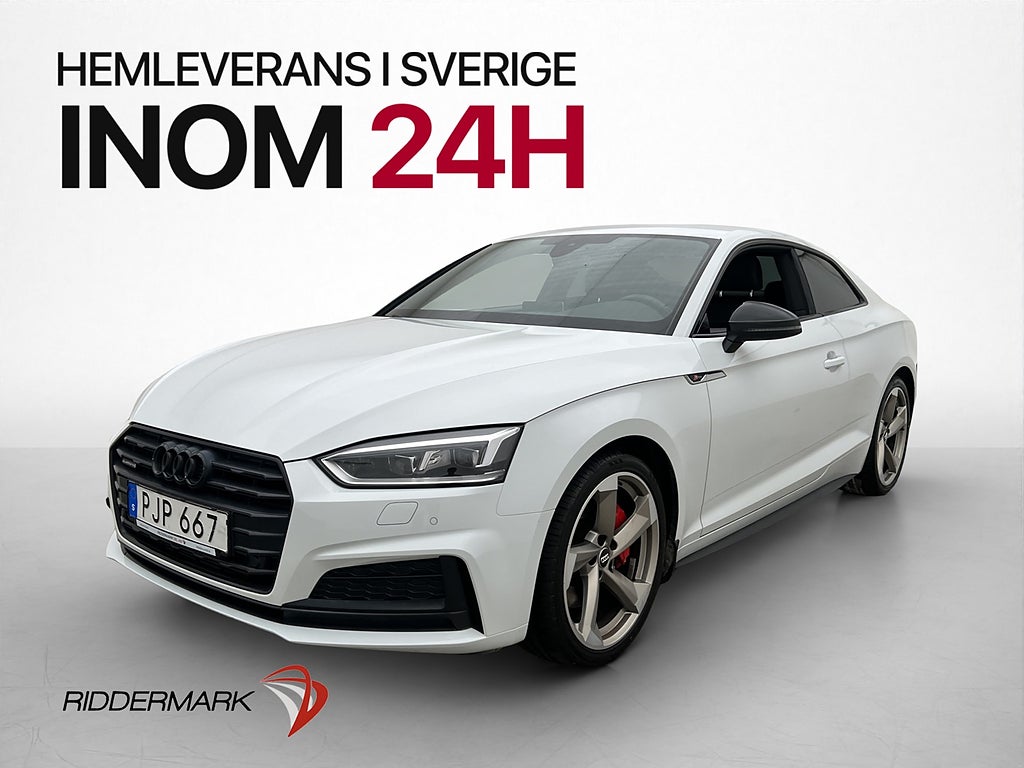 Audi A5 2.0 TFSI Quattro Full S Line B&O Värmare Cockpit