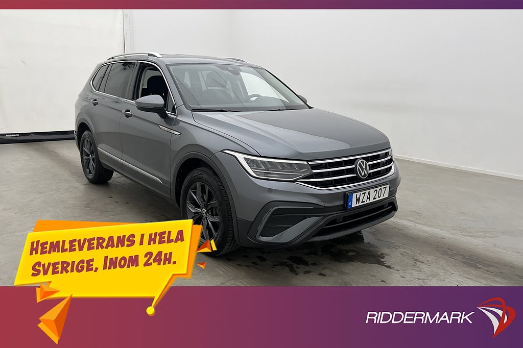 Volkswagen Tiguan Allspace TSI 4M MOMS 7-Sits Kamera Cockpit