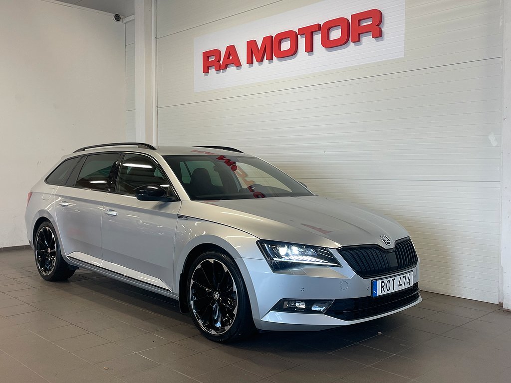 Skoda Superb TDI 190hk 4x4 SportLine |Drag|D-värm|Navi| 2019